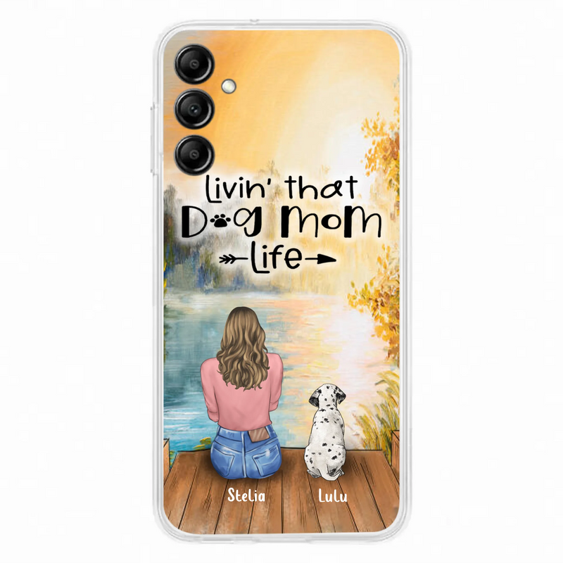 Custom Personalized Dog Mom Phone Case - Gift for Dog Lovers - iPhone & Samsung Case with upto 4 Dogs
