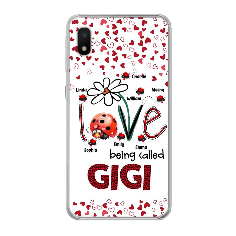 Custom Personalized Grandma Phone Case - Gift Idea For Grandma - Upto 7 Kids - Love Being Called Gigi - Cases For iPhone/Samsung