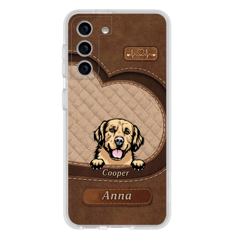 Custom Personalized Dog Phone Case - Gift Idea For Dog Lovers - Case For iPhone And Samsung