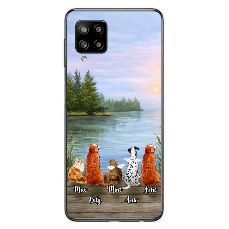 Personalized Memorial Phone Case for iPhone/ Samsung - Gift Idea For Dog/ Cat Lovers with up to 5 Pets