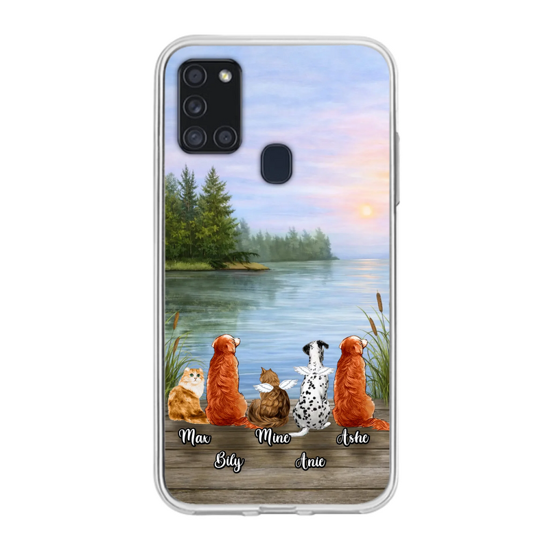 Personalized Memorial Phone Case for iPhone/ Samsung - Gift Idea For Dog/ Cat Lovers with up to 5 Pets