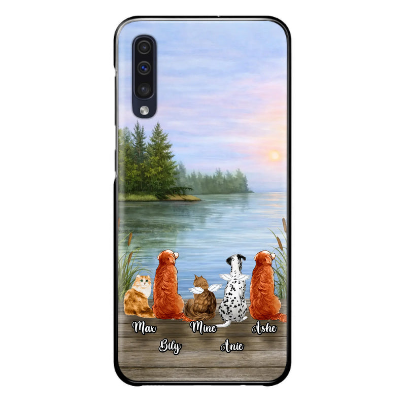 Personalized Memorial Phone Case for iPhone/ Samsung - Gift Idea For Dog/ Cat Lovers with up to 5 Pets