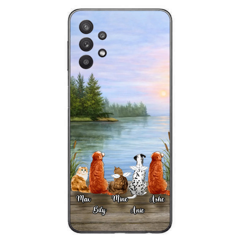 Personalized Memorial Phone Case for iPhone/ Samsung - Gift Idea For Dog/ Cat Lovers with up to 5 Pets