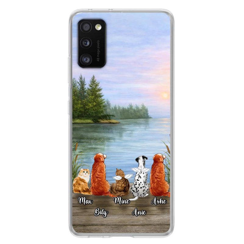 Personalized Memorial Phone Case for iPhone/ Samsung - Gift Idea For Dog/ Cat Lovers with up to 5 Pets