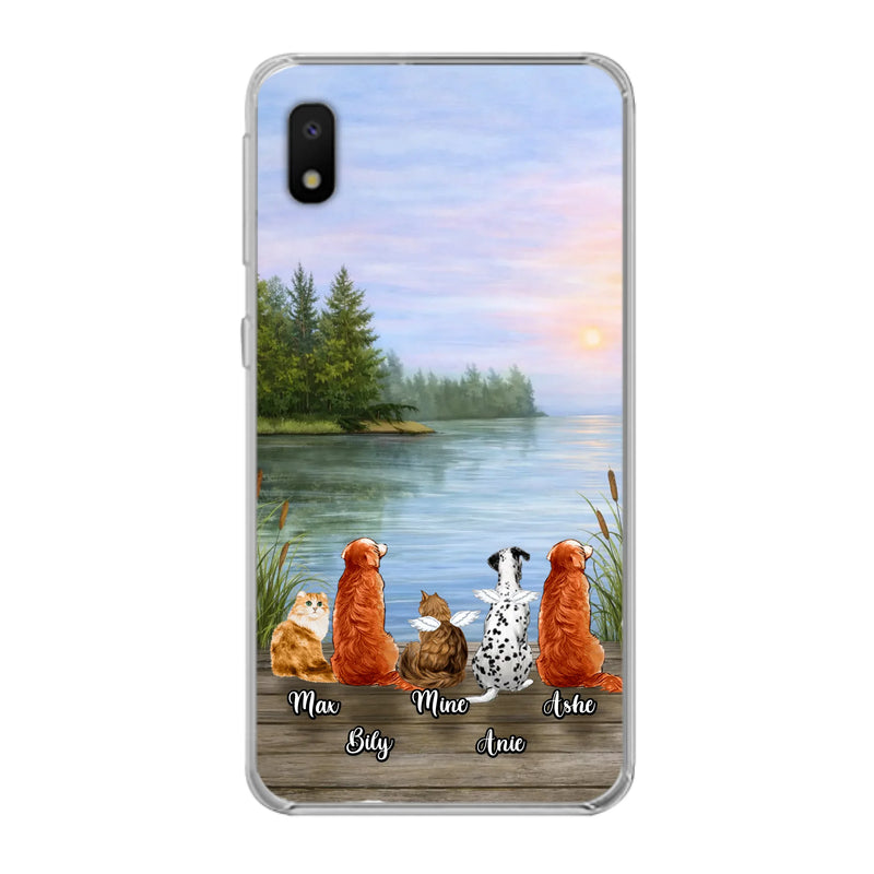 Personalized Memorial Phone Case for iPhone/ Samsung - Gift Idea For Dog/ Cat Lovers with up to 5 Pets