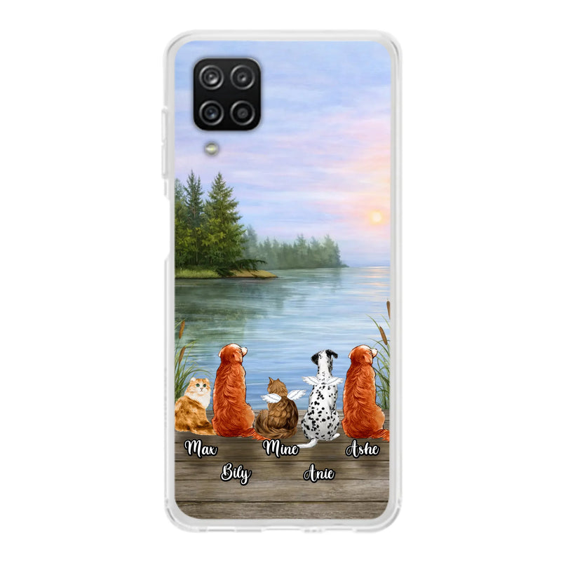 Personalized Memorial Phone Case for iPhone/ Samsung - Gift Idea For Dog/ Cat Lovers with up to 5 Pets