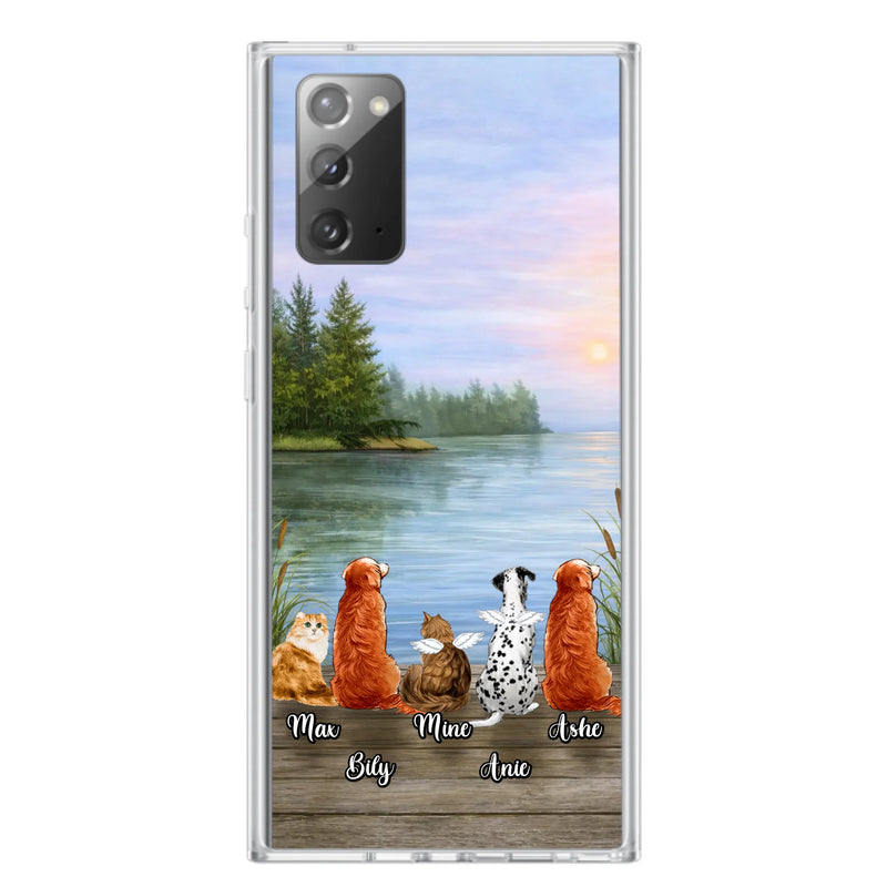 Personalized Memorial Phone Case for iPhone/ Samsung - Gift Idea For Dog/ Cat Lovers with up to 5 Pets