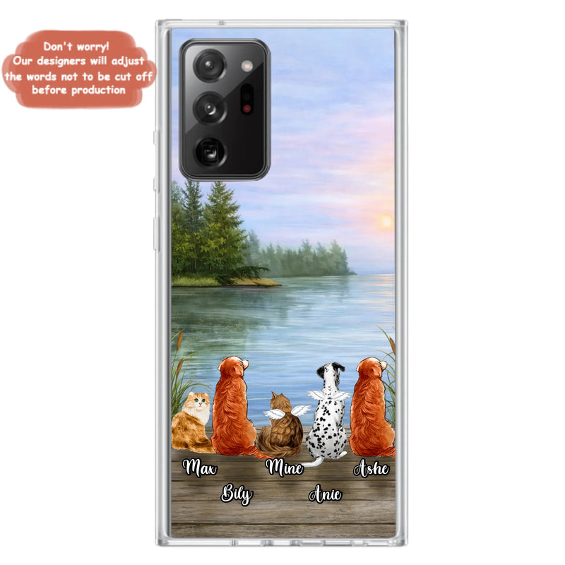 Personalized Memorial Phone Case for iPhone/ Samsung - Gift Idea For Dog/ Cat Lovers with up to 5 Pets