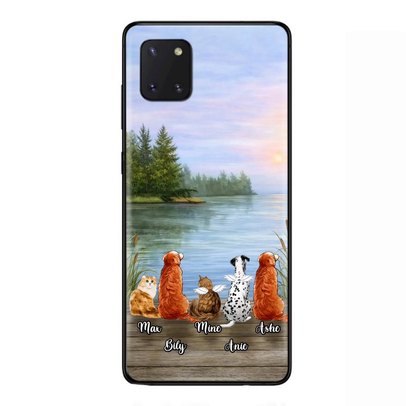 Personalized Memorial Phone Case for iPhone/ Samsung - Gift Idea For Dog/ Cat Lovers with up to 5 Pets