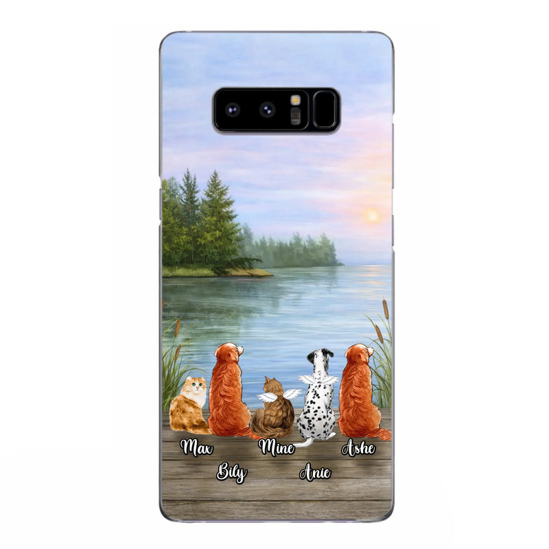 Personalized Memorial Phone Case for iPhone/ Samsung - Gift Idea For Dog/ Cat Lovers with up to 5 Pets