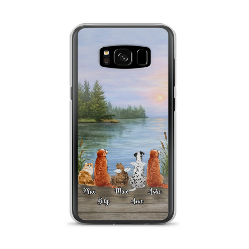 Personalized Memorial Phone Case for iPhone/ Samsung - Gift Idea For Dog/ Cat Lovers with up to 5 Pets