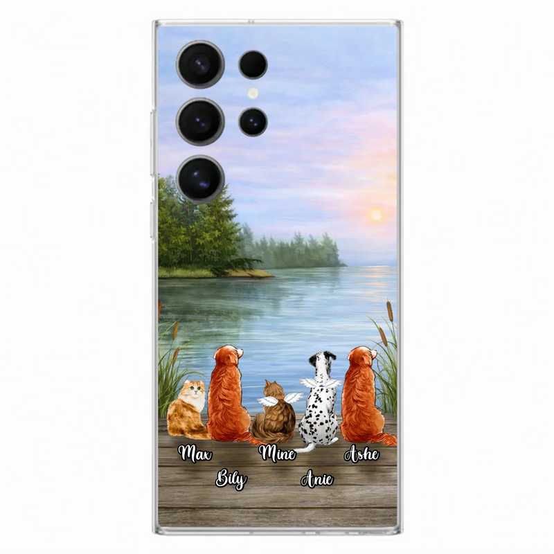 Personalized Memorial Phone Case for iPhone/ Samsung - Gift Idea For Dog/ Cat Lovers with up to 5 Pets