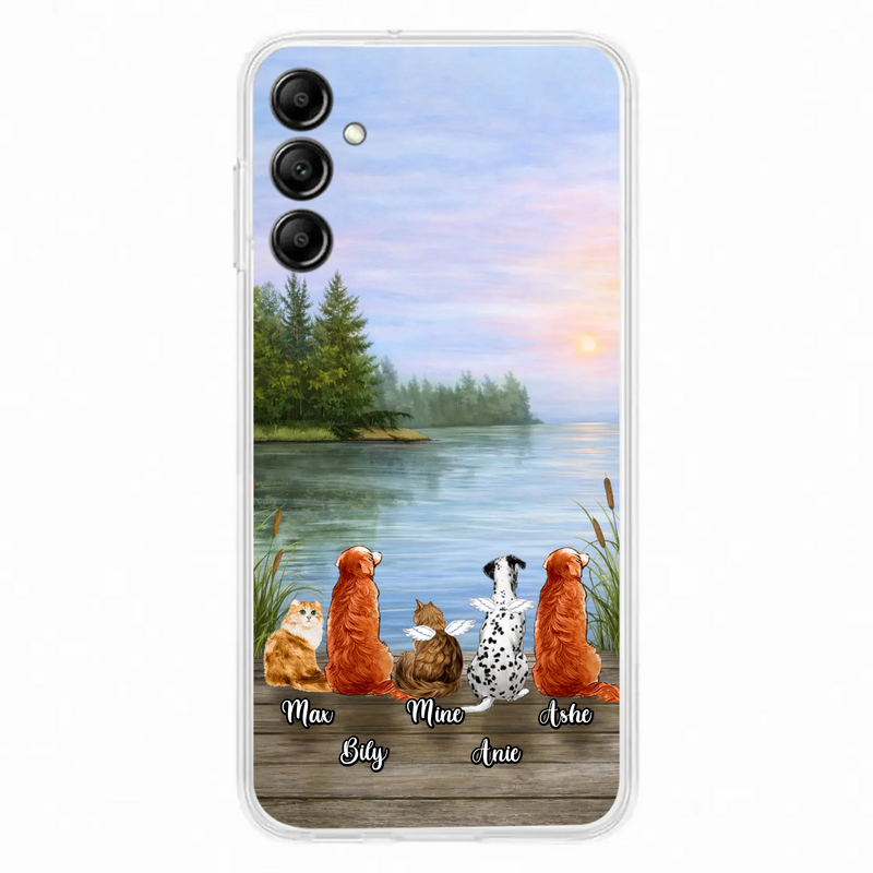 Personalized Memorial Phone Case for iPhone/ Samsung - Gift Idea For Dog/ Cat Lovers with up to 5 Pets