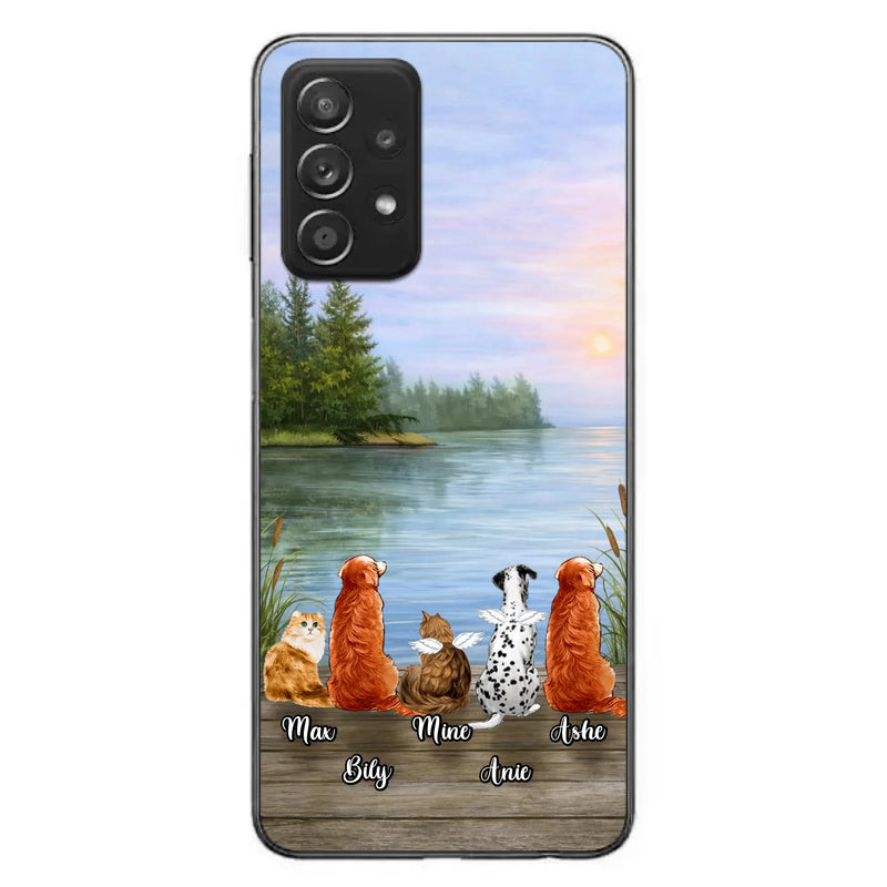 Personalized Memorial Phone Case for iPhone/ Samsung - Gift Idea For Dog/ Cat Lovers with up to 5 Pets