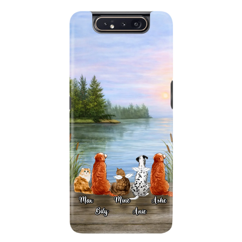 Personalized Memorial Phone Case for iPhone/ Samsung - Gift Idea For Dog/ Cat Lovers with up to 5 Pets