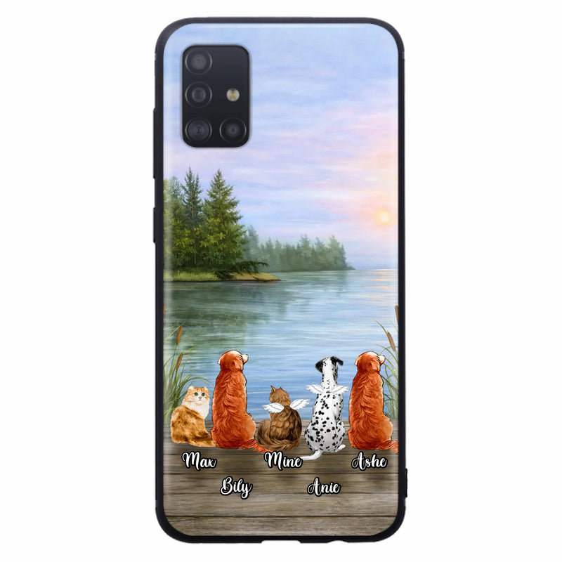 Personalized Memorial Phone Case for iPhone/ Samsung - Gift Idea For Dog/ Cat Lovers with up to 5 Pets