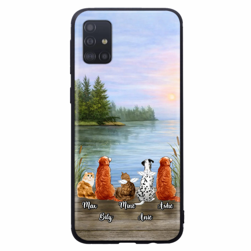 Personalized Memorial Phone Case for iPhone/ Samsung - Gift Idea For Dog/ Cat Lovers with up to 5 Pets