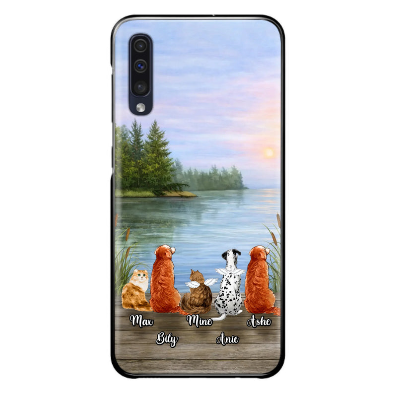 Personalized Memorial Phone Case for iPhone/ Samsung - Gift Idea For Dog/ Cat Lovers with up to 5 Pets