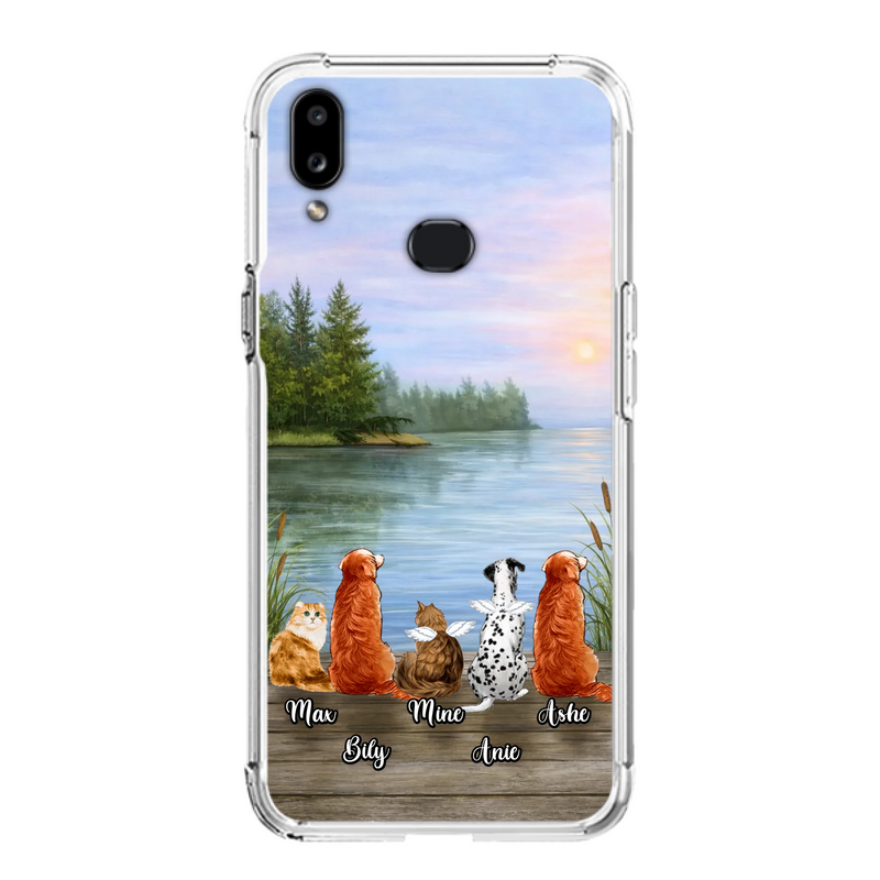 Personalized Memorial Phone Case for iPhone/ Samsung - Gift Idea For Dog/ Cat Lovers with up to 5 Pets