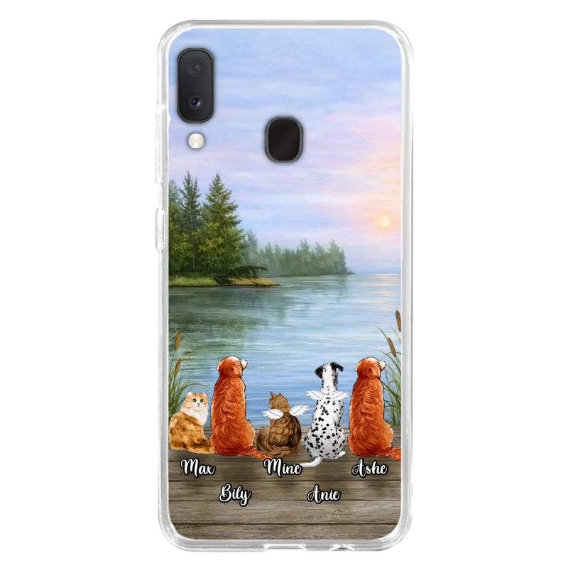 Personalized Memorial Phone Case for iPhone/ Samsung - Gift Idea For Dog/ Cat Lovers with up to 5 Pets
