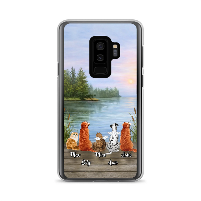 Personalized Memorial Phone Case for iPhone/ Samsung - Gift Idea For Dog/ Cat Lovers with up to 5 Pets