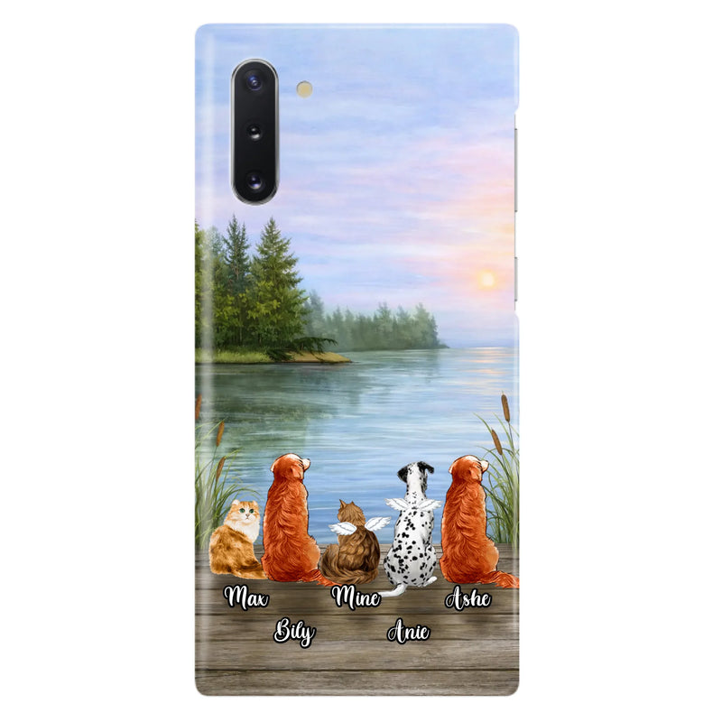 Personalized Memorial Phone Case for iPhone/ Samsung - Gift Idea For Dog/ Cat Lovers with up to 5 Pets