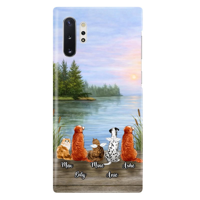 Personalized Memorial Phone Case for iPhone/ Samsung - Gift Idea For Dog/ Cat Lovers with up to 5 Pets