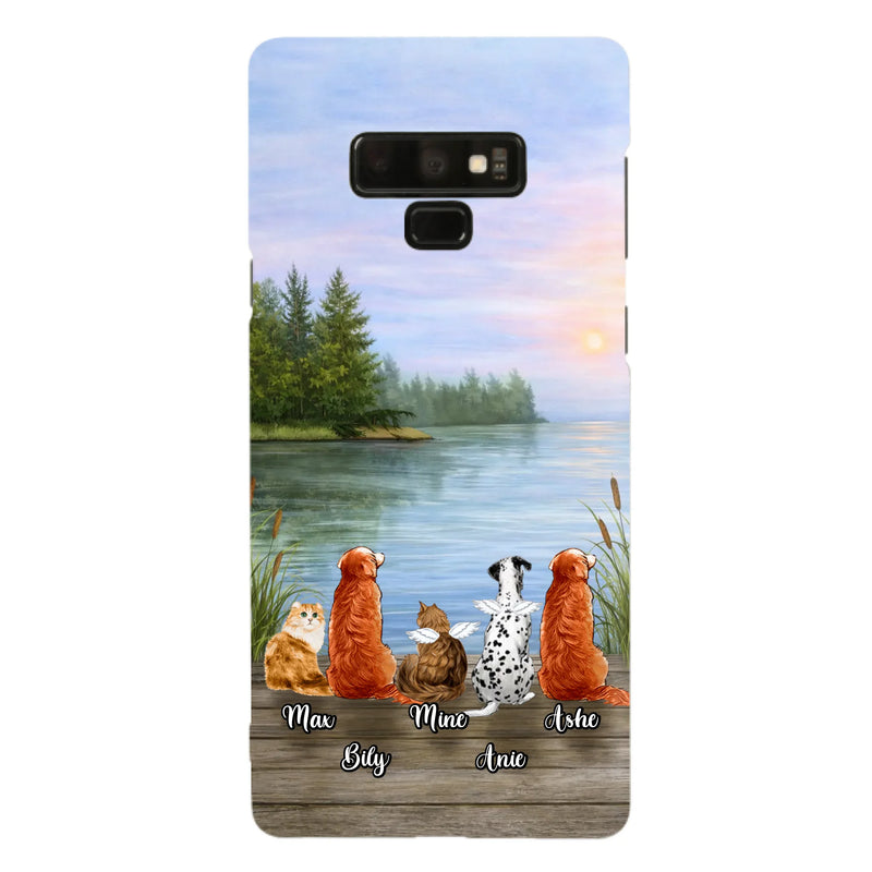 Personalized Memorial Phone Case for iPhone/ Samsung - Gift Idea For Dog/ Cat Lovers with up to 5 Pets