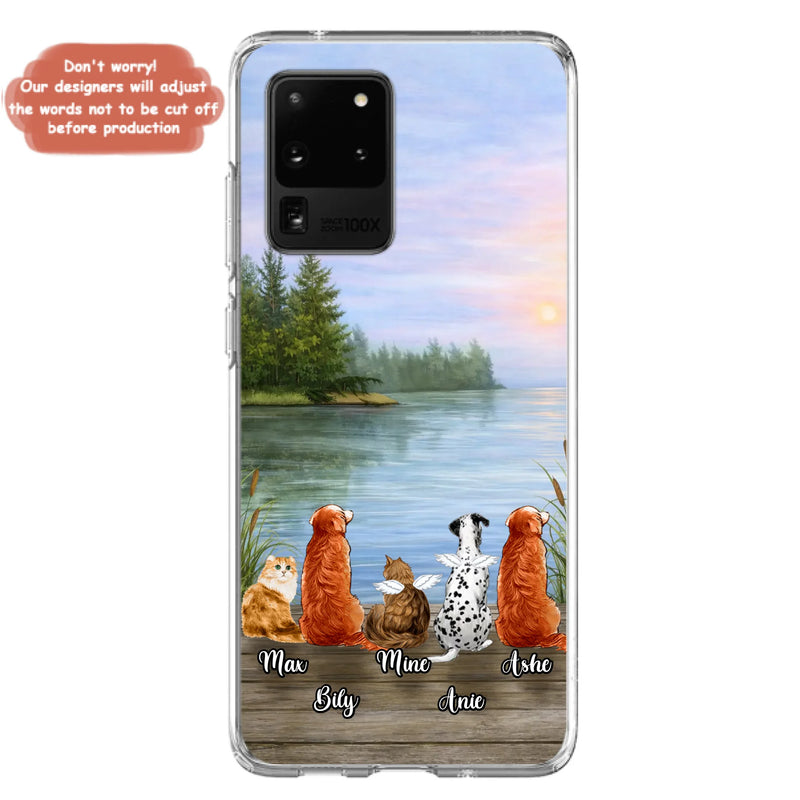 Personalized Memorial Phone Case for iPhone/ Samsung - Gift Idea For Dog/ Cat Lovers with up to 5 Pets