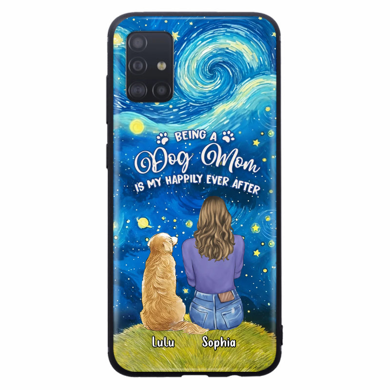 Personalized Dog Mom Phone Case - Up to 3 Dogs - Mother's Day Gift Idea For Dog Lover - Dog Mama Life Is Ruff - Case For iPhone/ Samsung