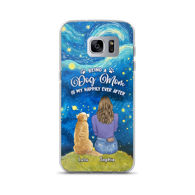 Personalized Dog Mom Phone Case - Up to 3 Dogs - Mother's Day Gift Idea For Dog Lover - Dog Mama Life Is Ruff - Case For iPhone/ Samsung