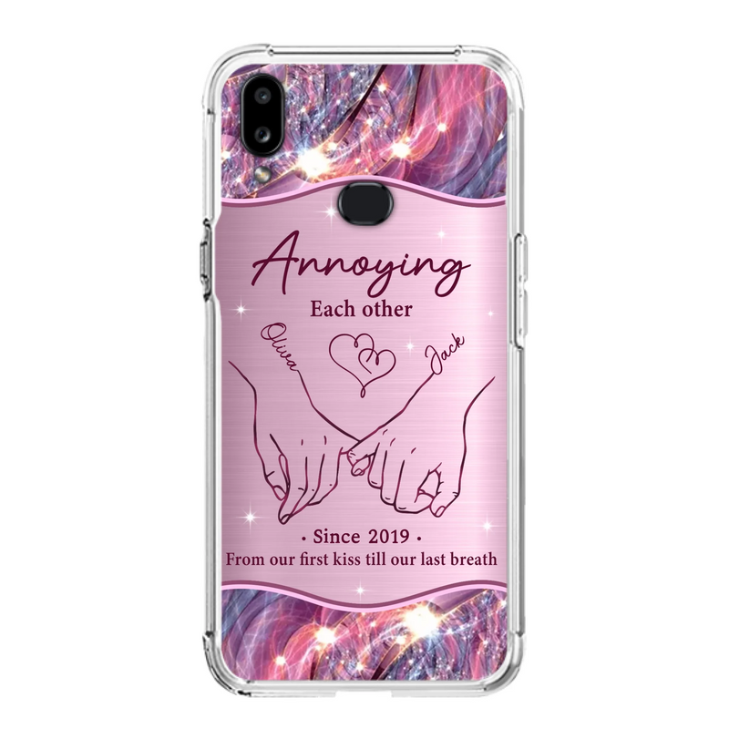 Custom Personalized Couple Phone Case For iPhone/ Samsung - Gift Idea For Couple - Annoying Each Other