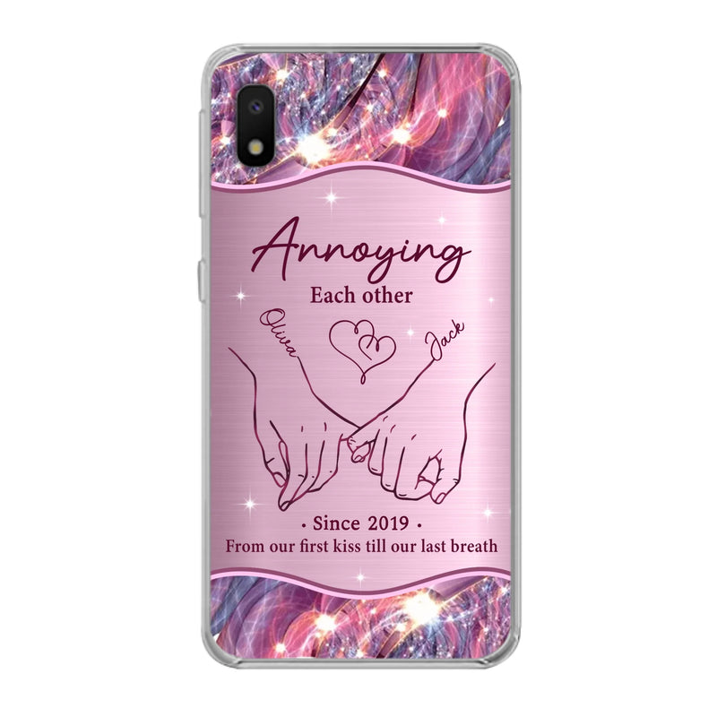 Custom Personalized Couple Phone Case For iPhone/ Samsung - Gift Idea For Couple - Annoying Each Other