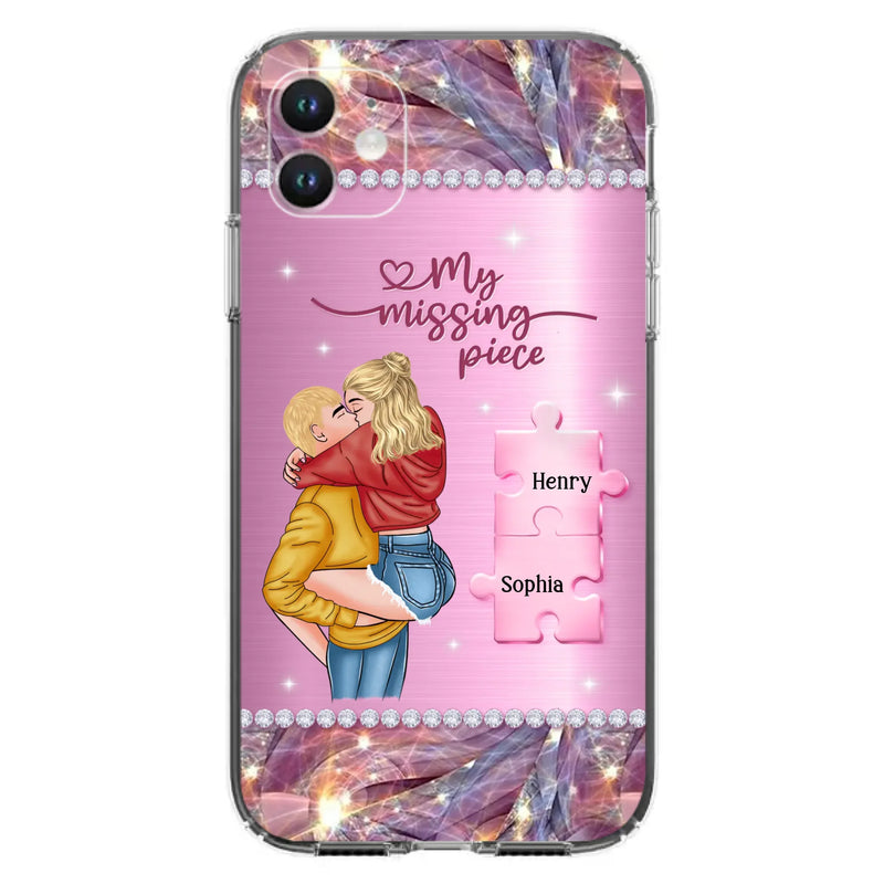 Custom Personalized Couple iPhone/ Samsung Phone Case - Gift Idea For Couple/ Christmas - My Missing Piece