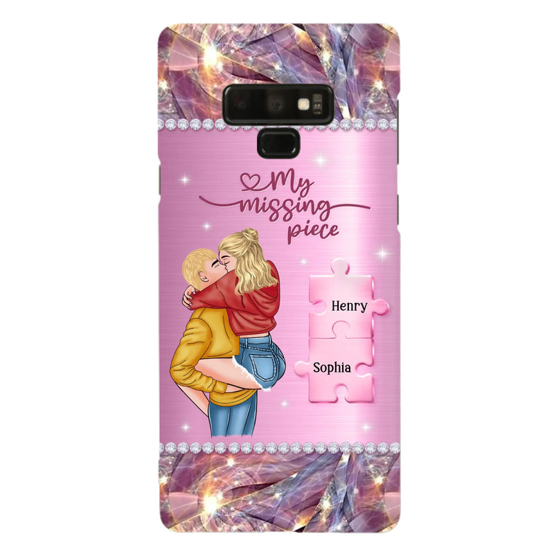 Custom Personalized Couple iPhone/ Samsung Phone Case - Gift Idea For Couple/ Christmas - My Missing Piece