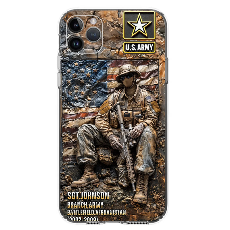 Custom Personalized Veteran Phone Case For iPhone/ Samsung - Veteran Gift Idea