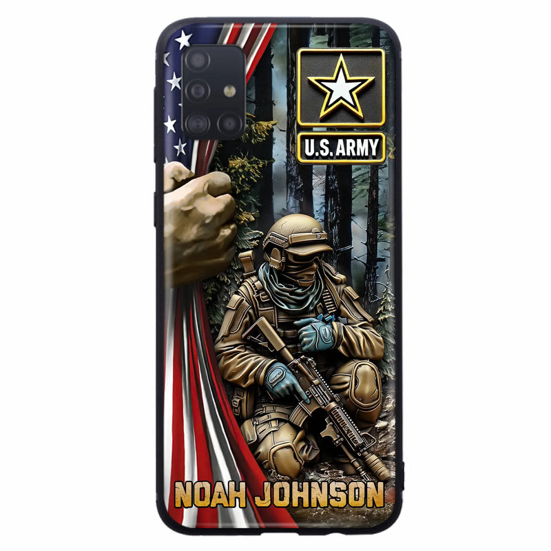 Custom Personalized Veteran Phone Case For iPhone/ Samsung - Veteran Gift Idea - Custom Name