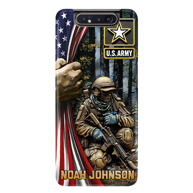 Custom Personalized Veteran Phone Case For iPhone/ Samsung - Veteran Gift Idea - Custom Name