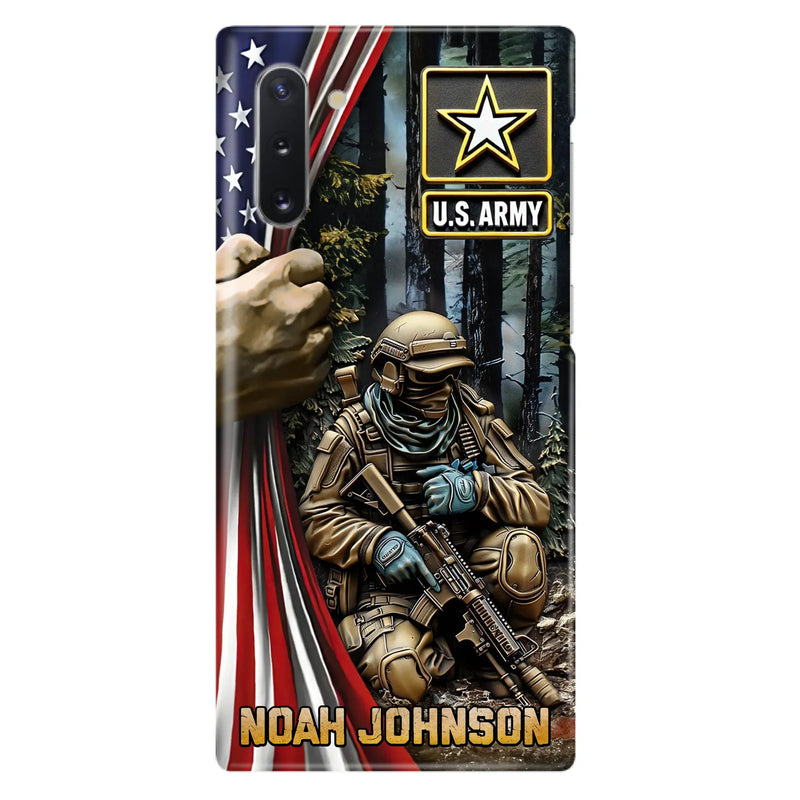 Custom Personalized Veteran Phone Case For iPhone/ Samsung - Veteran Gift Idea - Custom Name