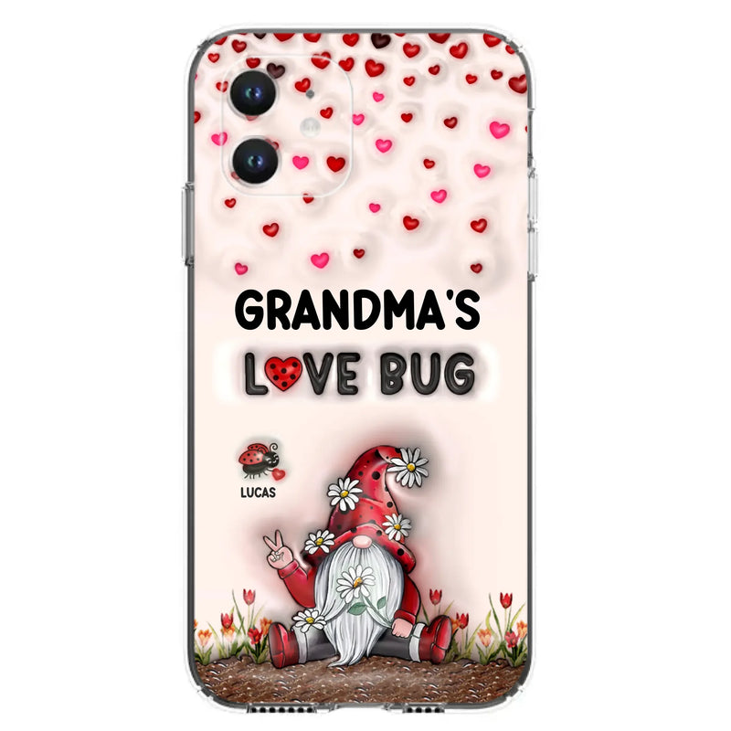 Custom Personalized Grandma's Love Bugs Phone Case - Upto 12 Kids - Mother's Day Gift Idea for Grandma/ Mom - Case for iPhone/ Samsung