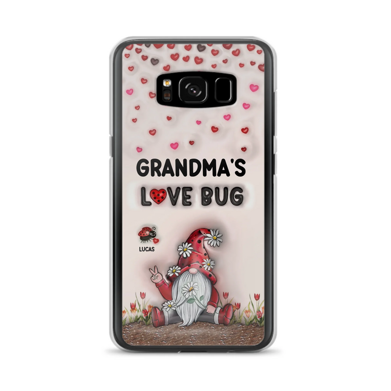Custom Personalized Grandma's Love Bugs Phone Case - Upto 12 Kids - Mother's Day Gift Idea for Grandma/ Mom - Case for iPhone/ Samsung