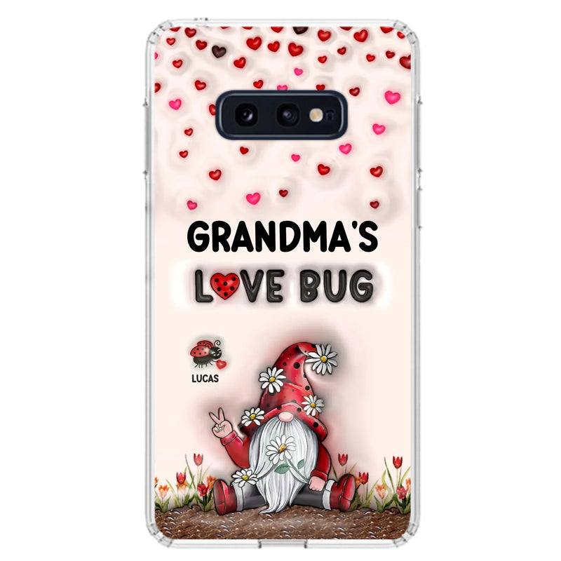Custom Personalized Grandma's Love Bugs Phone Case - Upto 12 Kids - Mother's Day Gift Idea for Grandma/ Mom - Case for iPhone/ Samsung