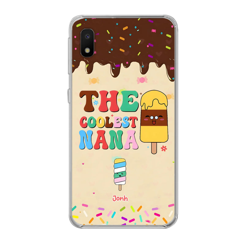 Custom Personalized The Coolest Nana Phone Case - Upto 10 Kids - Mother's Day Gift Idea for Grandma/ Mom - Case for iPhone/ Samsung