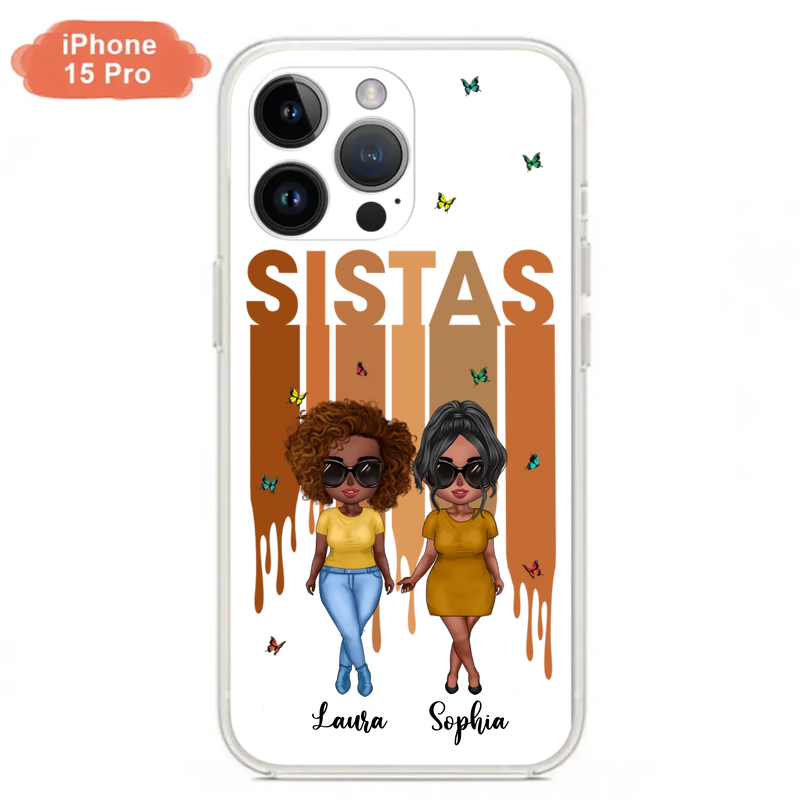 Custom Personalized Best Friends Phone Case - Upto 5 Girls - Gift Idea For Sisters/ Besties - Case For iPhone/Samsung