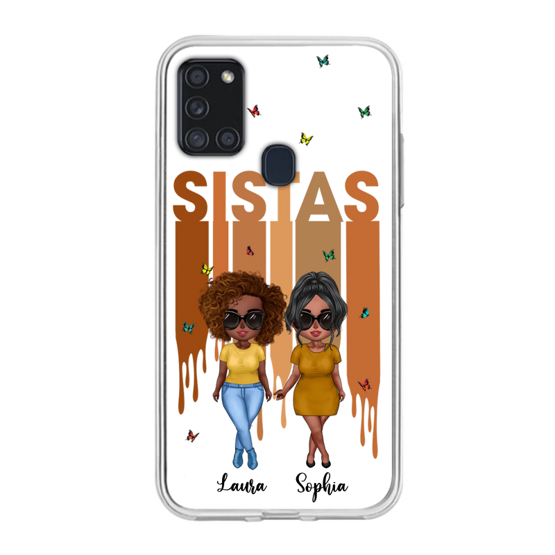 Custom Personalized Best Friends Phone Case - Upto 5 Girls - Gift Idea For Sisters/ Besties - Case For iPhone/Samsung
