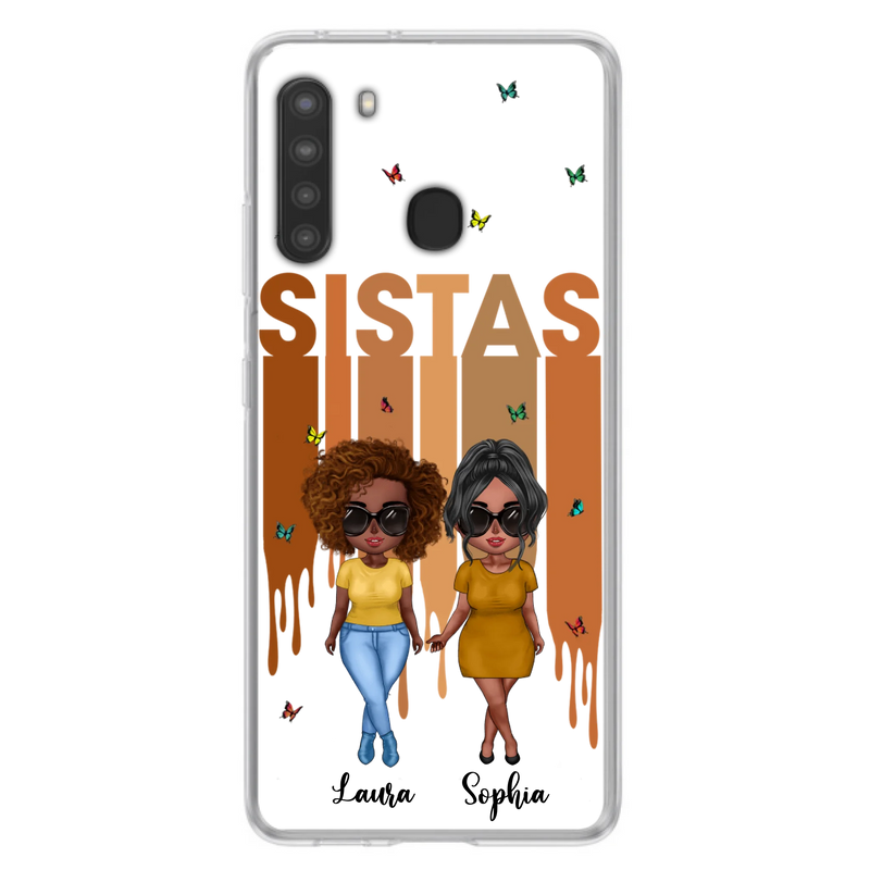 Custom Personalized Best Friends Phone Case - Upto 5 Girls - Gift Idea For Sisters/ Besties - Case For iPhone/Samsung