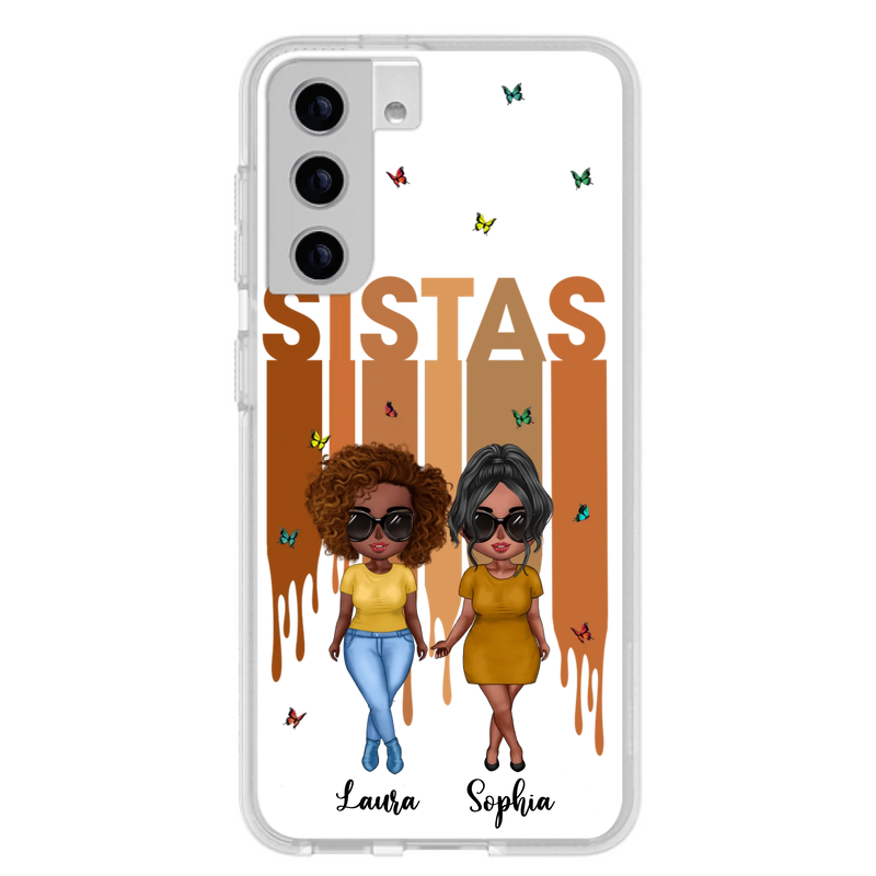 Custom Personalized Best Friends Phone Case - Upto 5 Girls - Gift Idea For Sisters/ Besties - Case For iPhone/Samsung