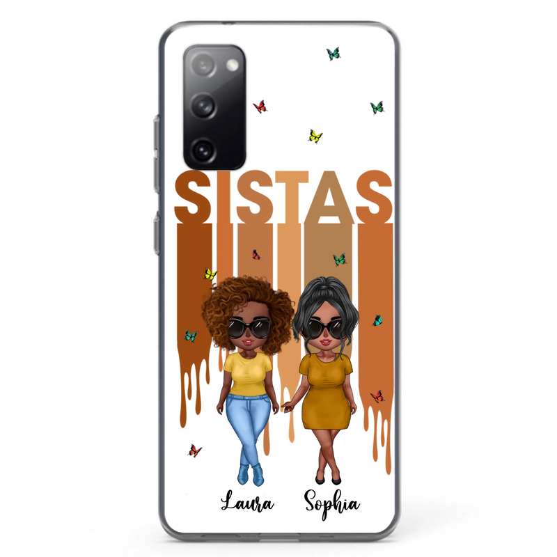 Custom Personalized Best Friends Phone Case - Upto 5 Girls - Gift Idea For Sisters/ Besties - Case For iPhone/Samsung