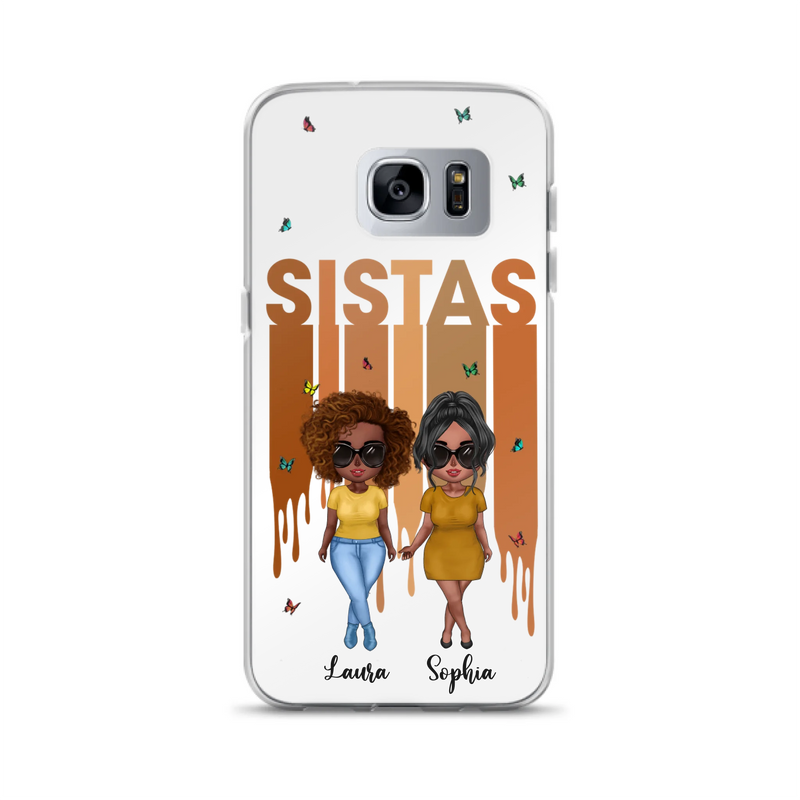Custom Personalized Best Friends Phone Case - Upto 5 Girls - Gift Idea For Sisters/ Besties - Case For iPhone/Samsung