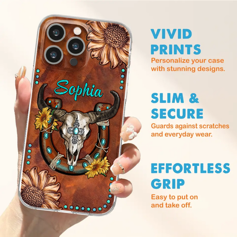 Custom Personalized Cowboy Cowgirl Phone Case - Case For iPhone/ Samsung